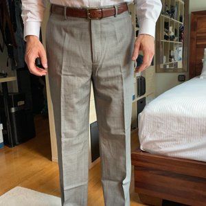 Grey wool trousers/dress pants by Saks Fifth Avenue